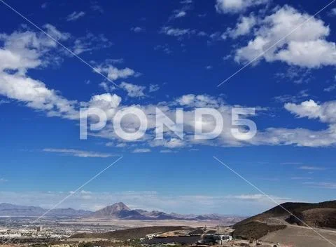 An image of a Henderson Nevada Landscape.. Stock Photos