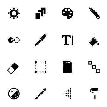 Image icon - Expand to any size - Change to any colour. Perfect Flat Vector C Stock Illustration