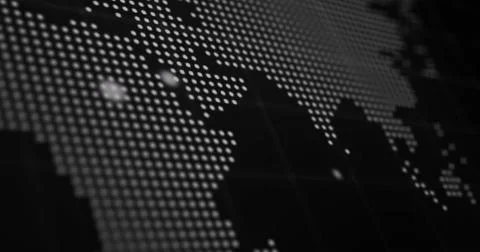 Image of like icon with increasing numbers over world map and data processing on 스톡 사진