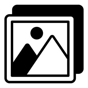 Image Icon. User interface Vector Illustration, As a Simple Vector Sign and.. Illustrazione stock