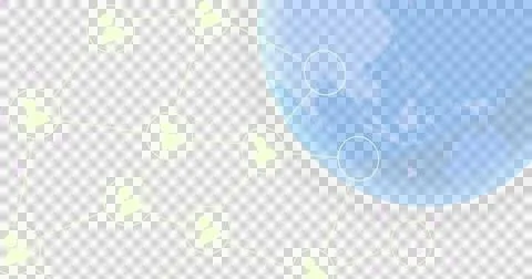 Image of icons and globe with data processing over transparent background Illustrazione stock