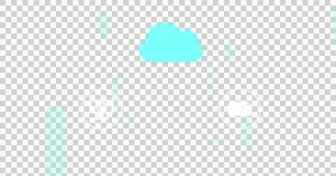 Image of icons over data processing on transparent background Ilustração Stock