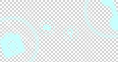 Image of icons over data processing on transparent background Illustrazione stock