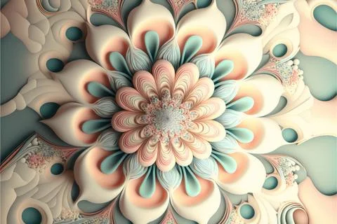 Image of ?illustration, pattern floral and pastel, flower background, Made .. Stock Illustration