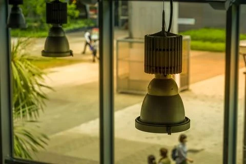 Image of industrial lamp Stock Photos