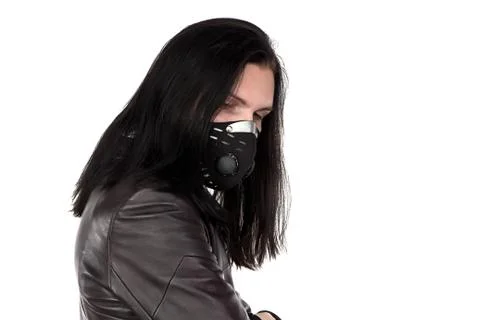 Image of informal man with mask Stock Photos