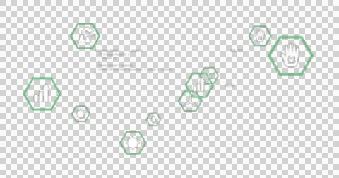 Image of interface with power and energy icons over data processing on dark Ilustração Stock