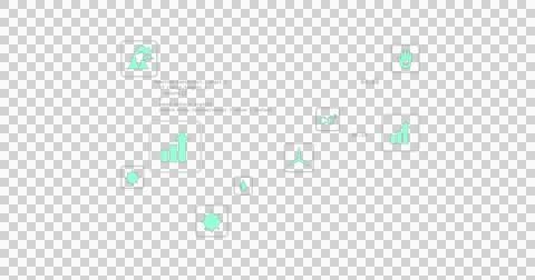 Image of interface with power and energy icons over data processing on dark Ilustração Stock