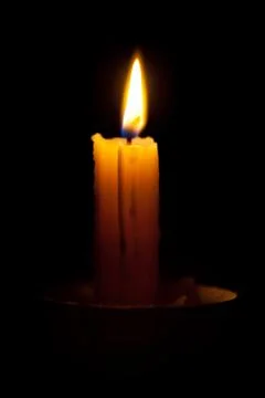 Image is Isolated Against a Black Background and Copy Space Stock Photos