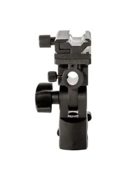 Image isolated object flash and umbrella holder Stockfoto's