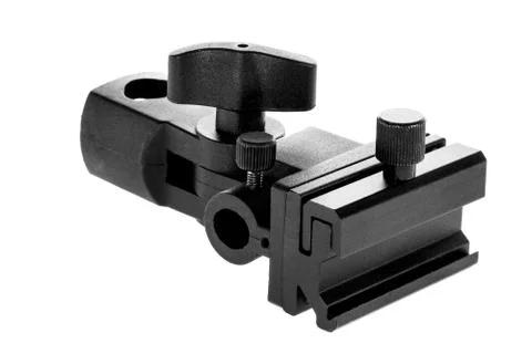 Image isolated object flash and umbrella holder Stockfoto's