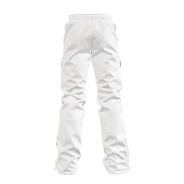 A image isolated on a white background of a snowboard pants Stock Illustration