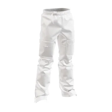 A image isolated on a white background of a snowboard pants Stock Illustration