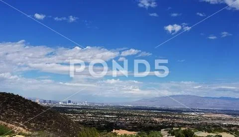 An image of a Las Vegas and Henderson City Landscape.. Stock Photos
