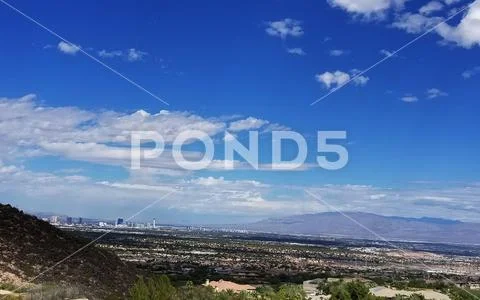 An image of a Las Vegas and Henderson City Landscape.. Stock Photos