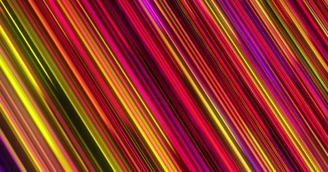 Image of level up text over multicolored falling lines against black background Foto stock