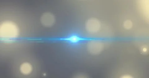 Image of light and white spots on blue background Stock Illustration