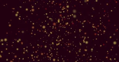 Image of light spots over black background Illustrazione stock