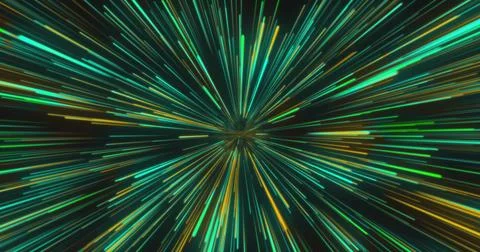 Image of light trails on black background Stock Photos