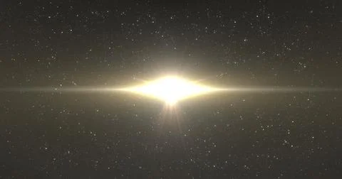Image of lights blinking over night sky Stock Illustration