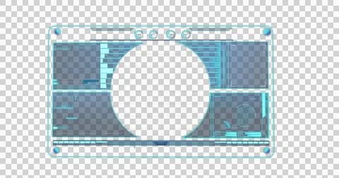 Image of macro cell spinning and medical data processing on screen イラスト素材
