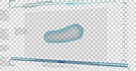 Image of macro cell spinning and medical data processing on screen イラスト素材