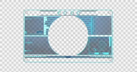 Image of macro cell spinning and medical data processing on screen イラスト素材
