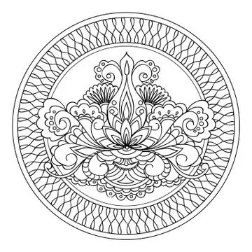 Image in the  mandala Stock Illustration