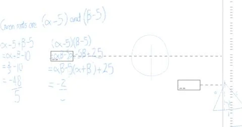 Image of mathematical data processing over white background Foto stock