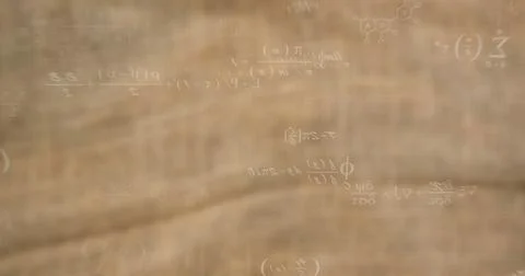 Image of mathematical data processing over grey background 스톡 사진