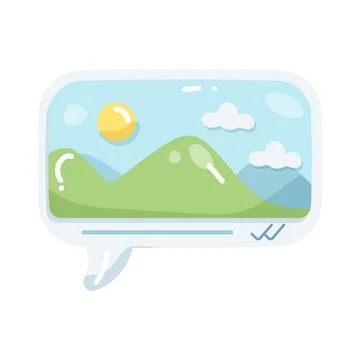 Image message Stock Illustration