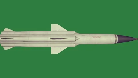 An image of a missile Stock Footage 337029256