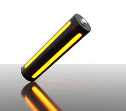 Image of a modern battery. Stock Illustration
