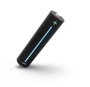 Image of a modern battery. Stock Illustration