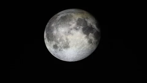 Image of the moon going through different phases 60fps Stock Footage 108505062