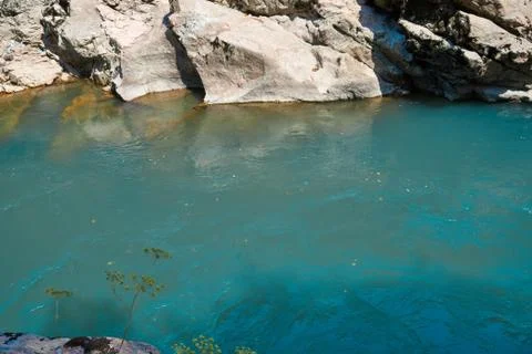 Image of a mountain river. Stock Photos