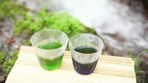 Image of a mountain summer camp Stock Footage 11075769