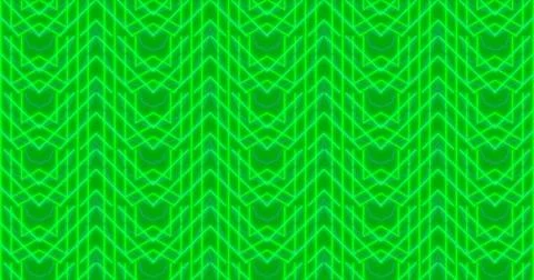 Image of moving shapes on green background Illustrazione stock