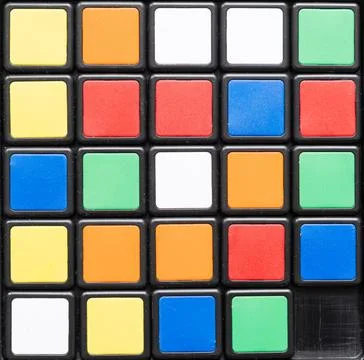 Image of a multicolored squares background, block pattern , square format Stock Photos