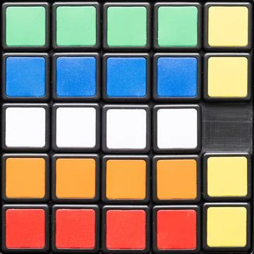 Image of a multicolored squares background, block pattern , square format 库存照片