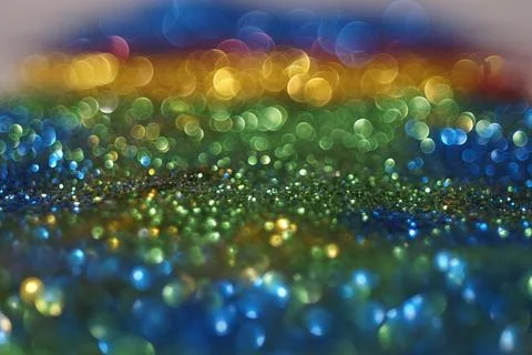 Image of multicoloured glitter bokeh effect Stock Photos