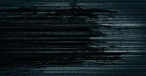 Image of multiple black and blue squiggles and lines moving on seamless loop Stock Illustration