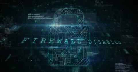 Image of multiple floating folders and online security padlock Illustrazione stock