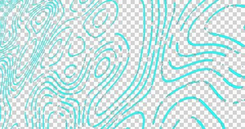 Image of multiple green map lines moving on seamless loop on transparent イラスト素材