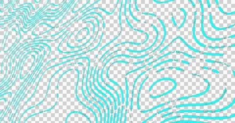 Image of multiple green map lines moving on seamless loop on transparent イラスト素材
