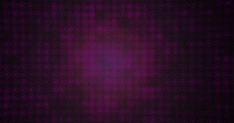 Image of multiple pink circles in row on black background 스톡 일러스트