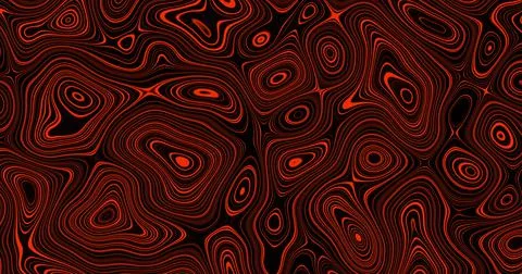 Image of multiple red glowing liquid shapes waving swirling and flowing smoothly 스톡 일러스트