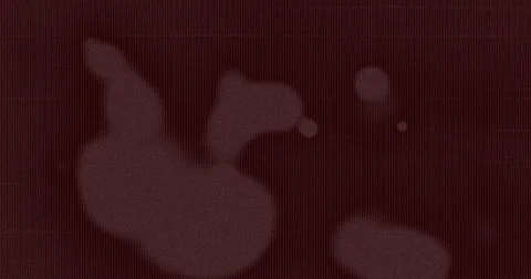 Image of multiple red splodges and lines moving on seamless loop Stock Illustration