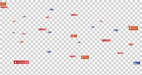 Image of multiple social media communication icons with text on multi coloured 스톡 일러스트