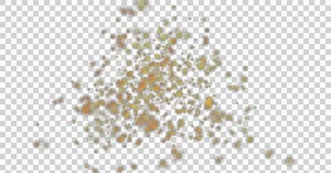 Image of multiple spot lights moving on seamless loop on transparent background Stock Illustration